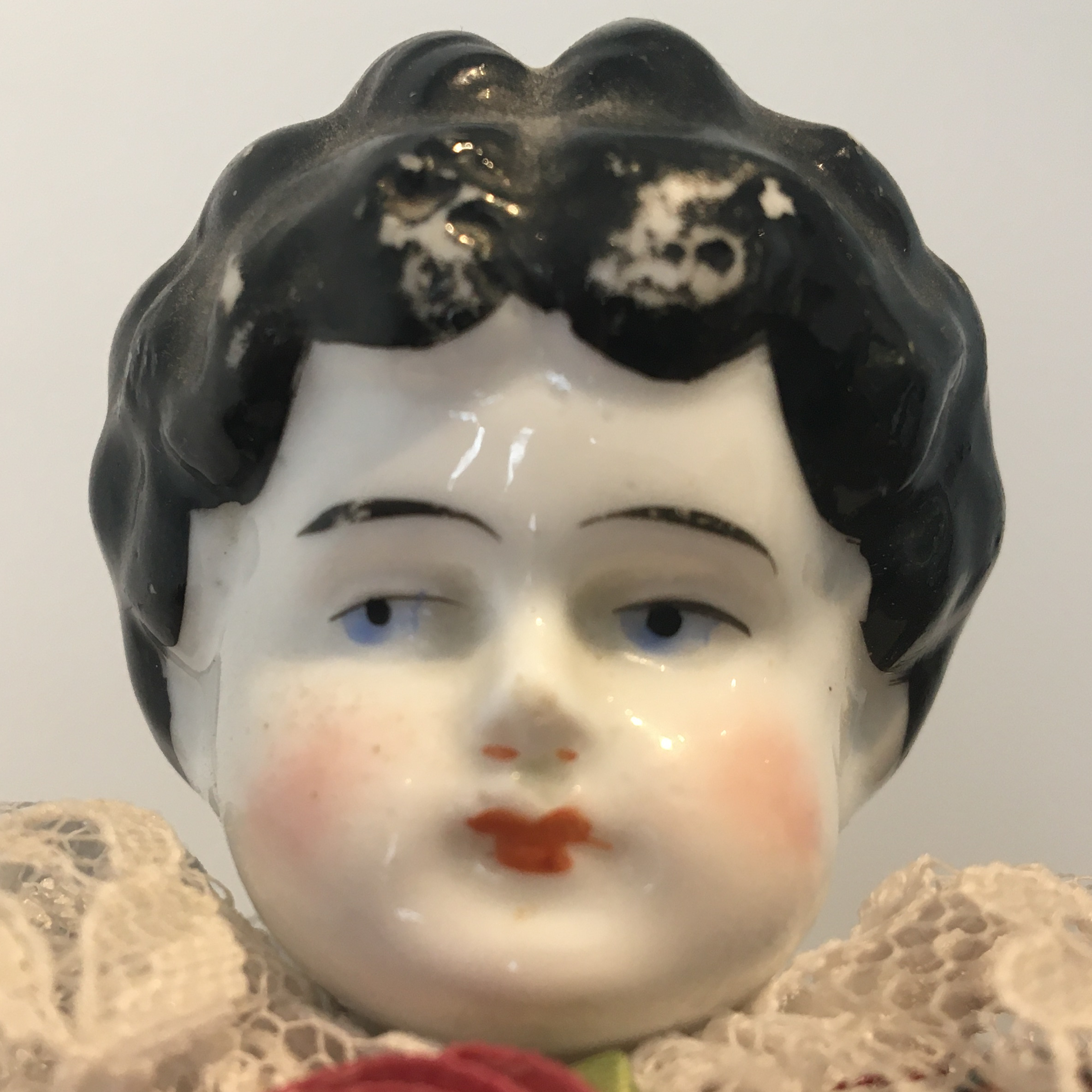 Antique China Doll Face