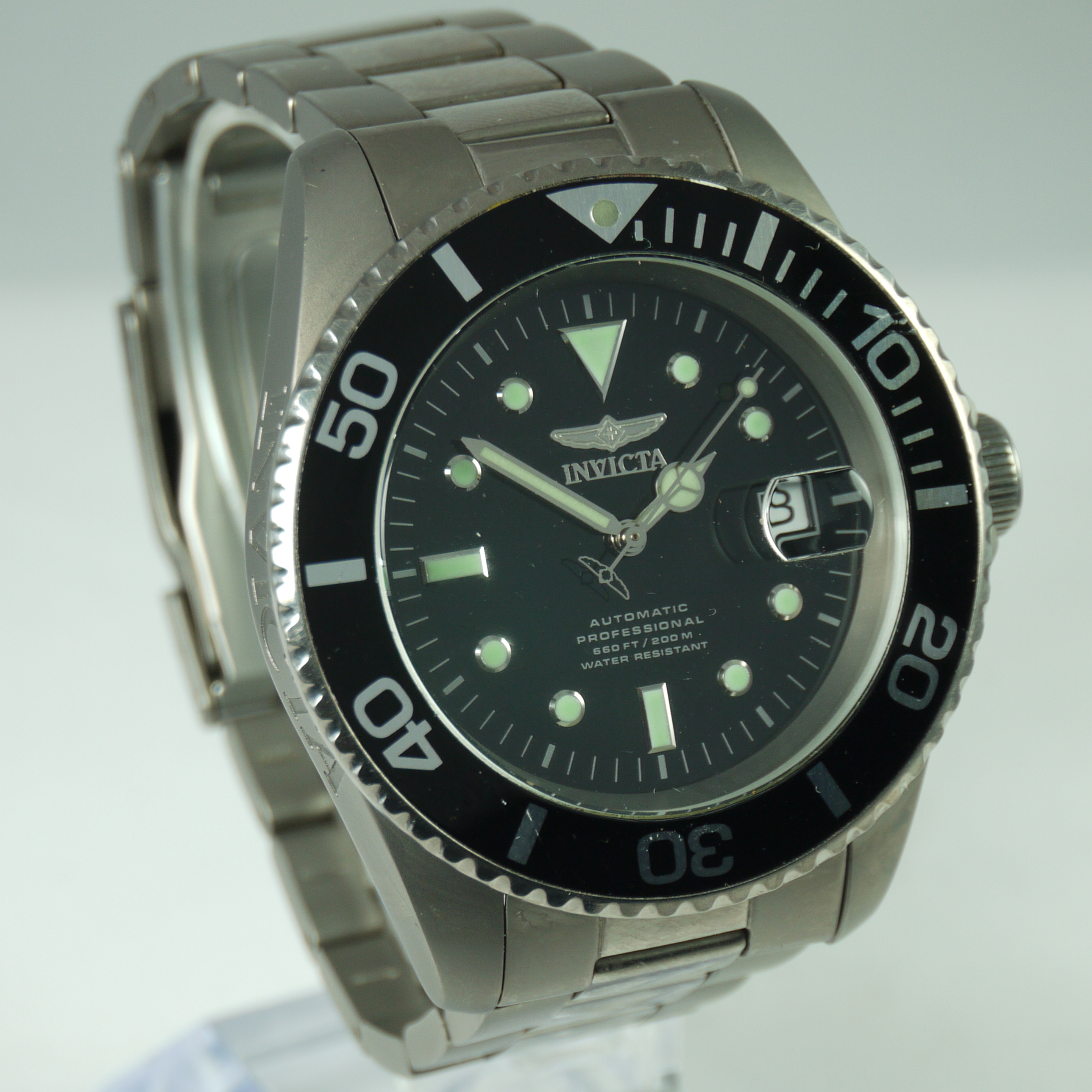 Invicta Pro Diver Watch in titanium case and bracelet