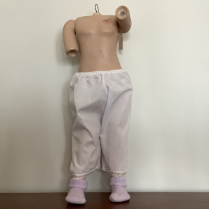 Modern composition body with cotton slip underwear