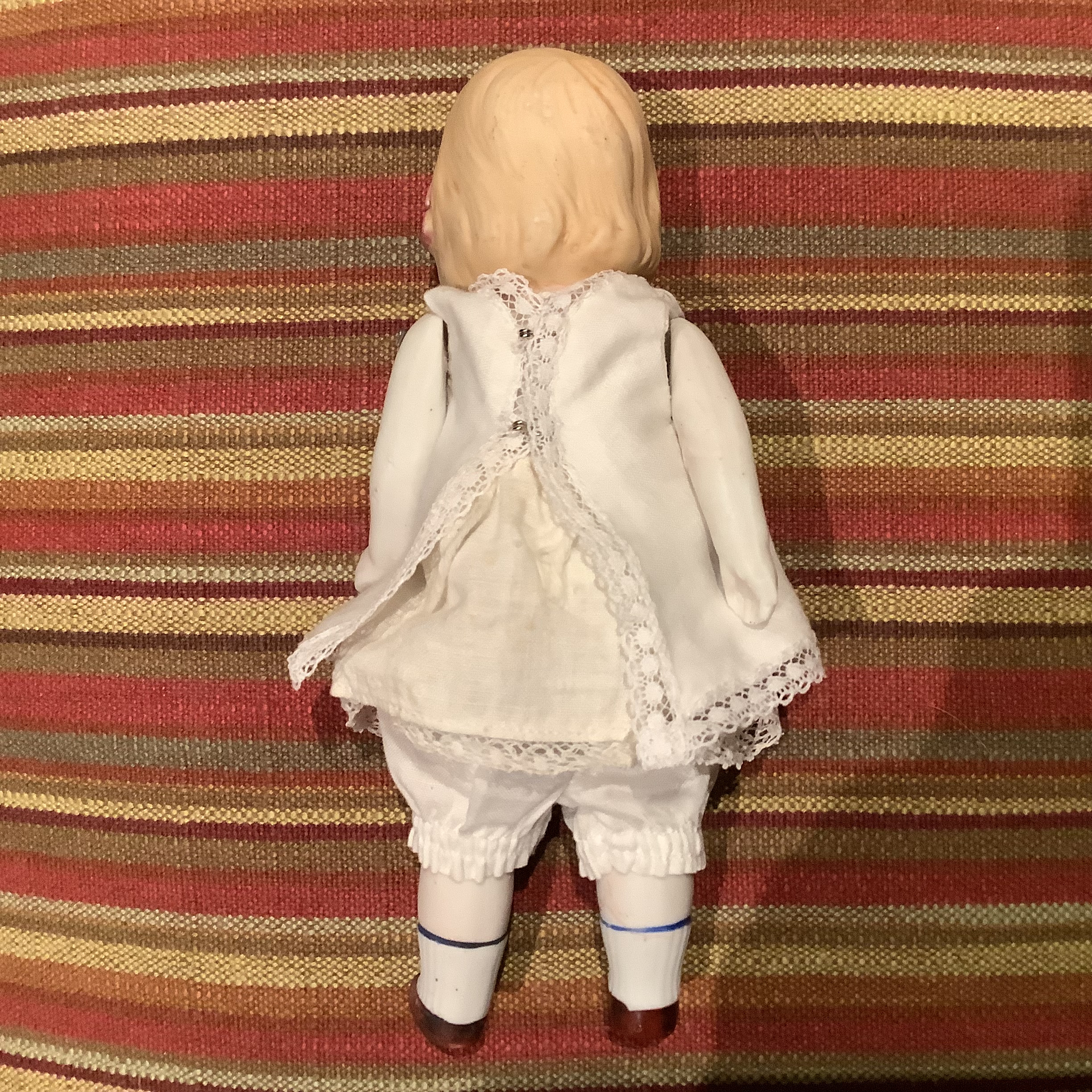 Vintage girl doll back