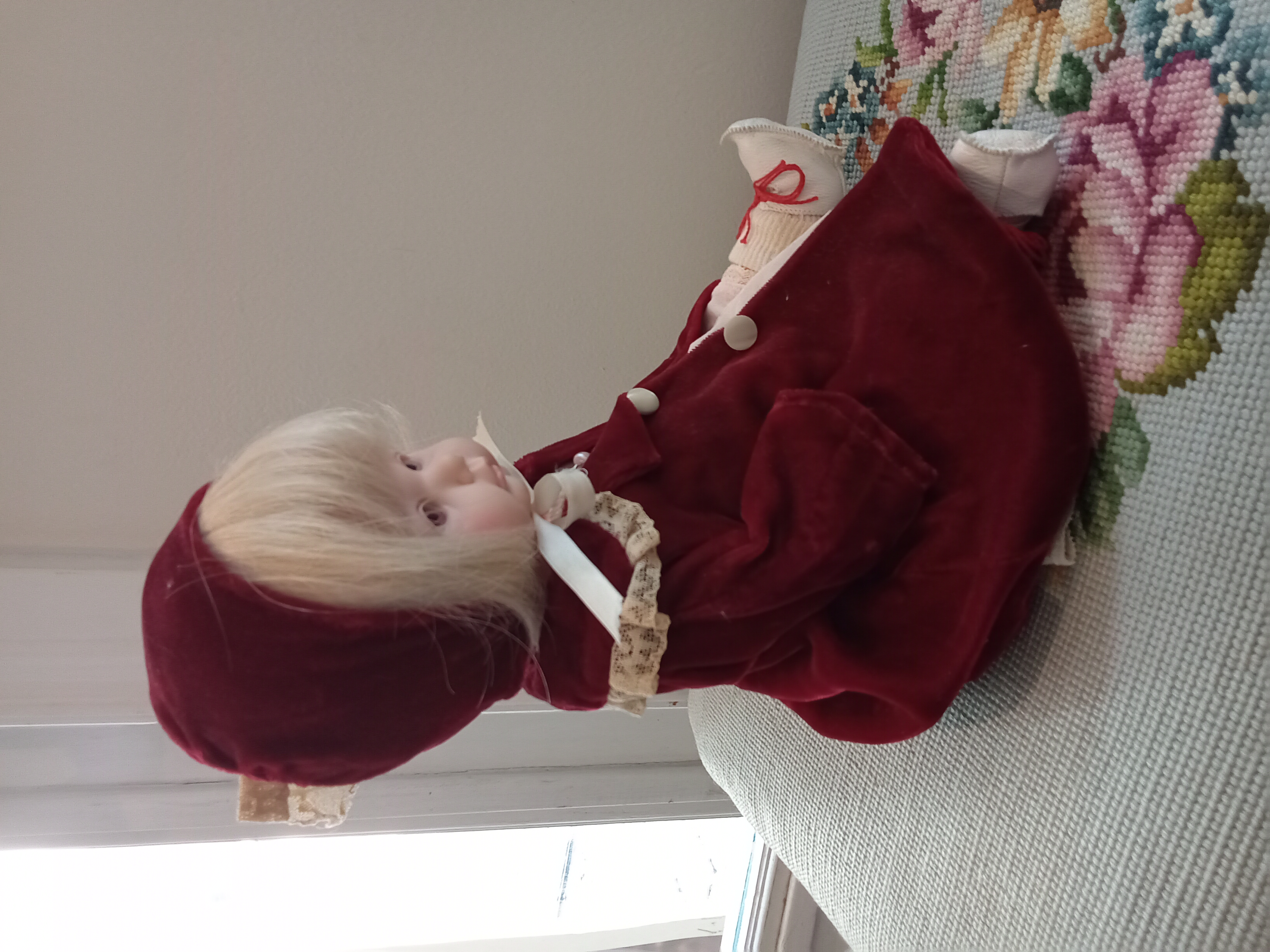 Vintage Baby in Red side 2