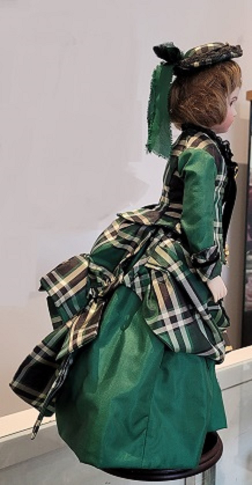 Lady in Green Plaid profile